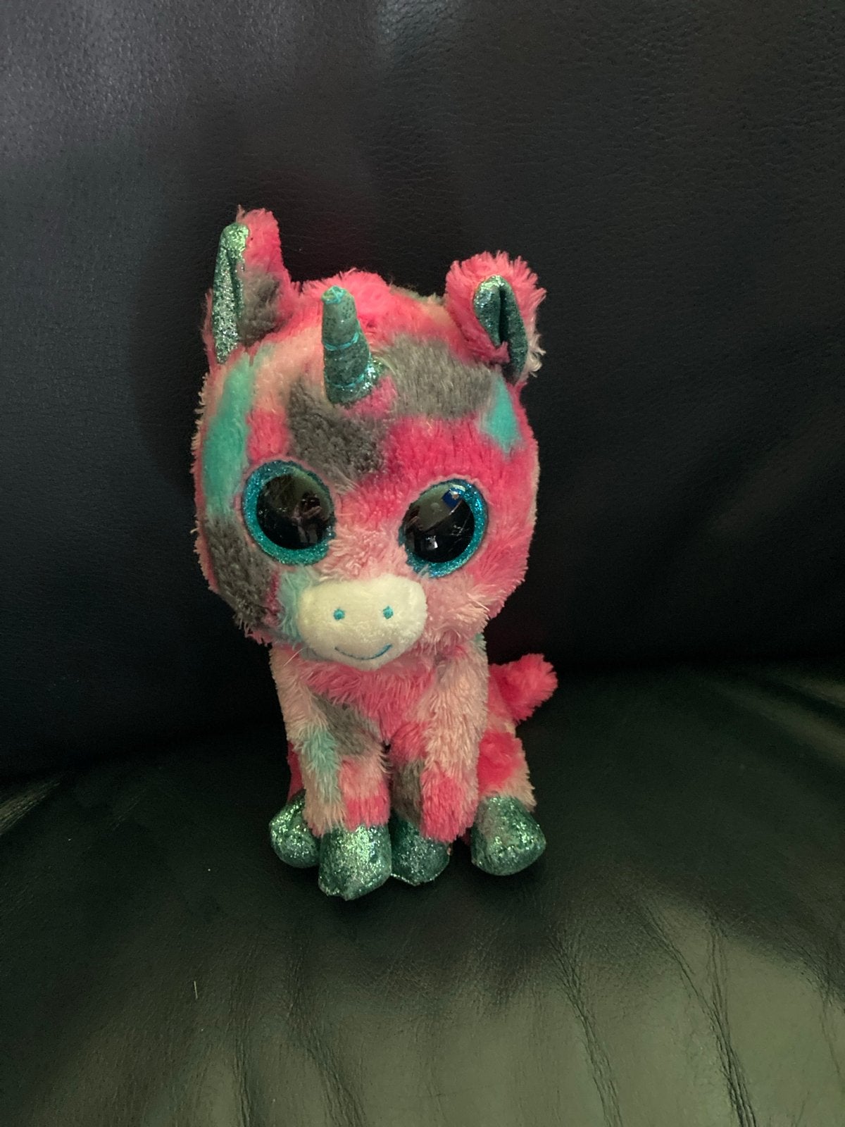 Ty Boo eenhoorn Gumball knuffel, Gebruikt, Eenhoorn, Overige karakters, Ophalen of Verzenden