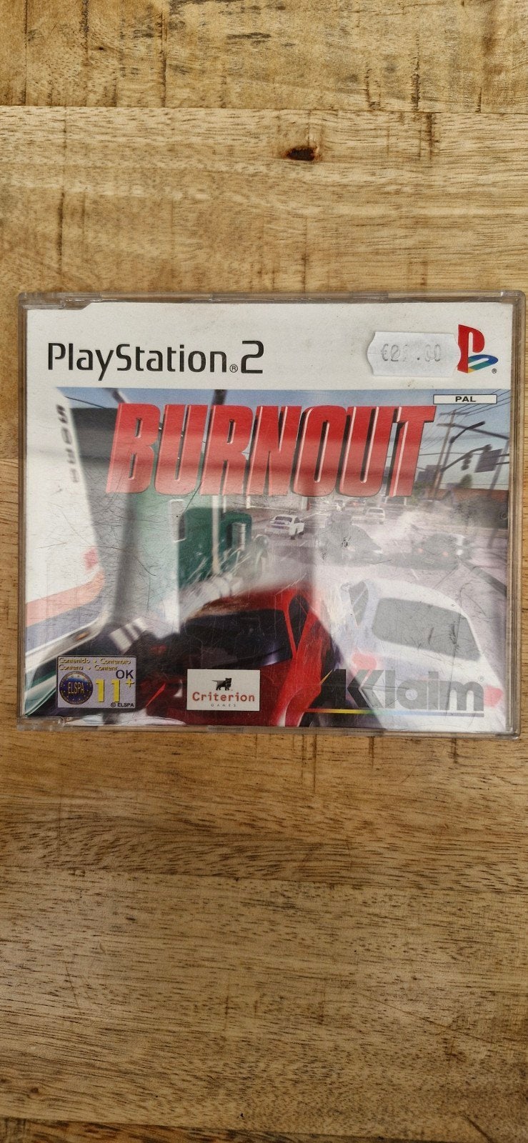 Burnout - PlayStation 2 (PS2) Promo Disk, Gebruikt, 1 speler, Racen en Vliegen, Eén computer