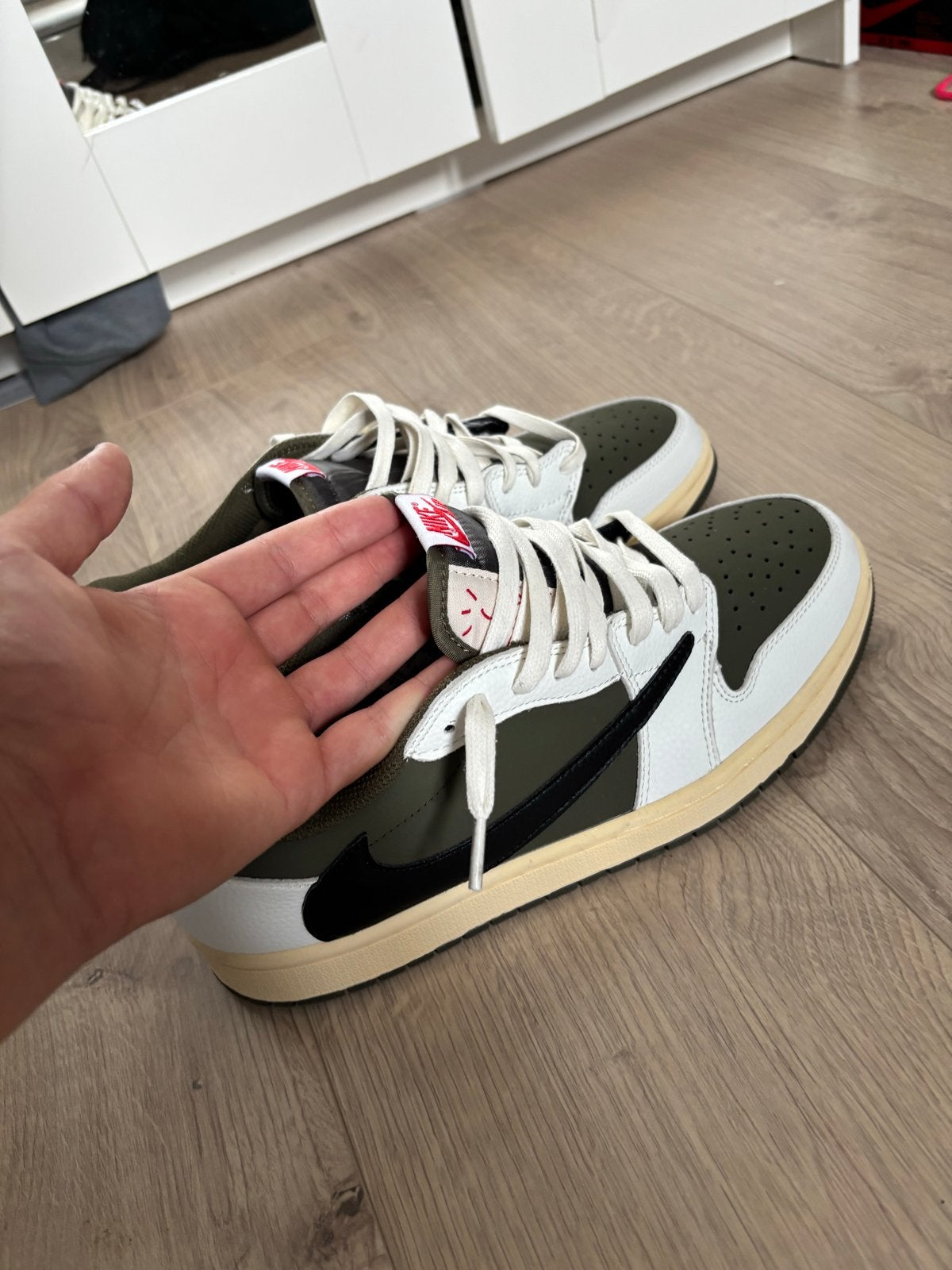 Nike Air Jordan 1 Low Travis Scott Reverse Mocha, Ophalen of Verzenden, Nieuw, Bruin, Sneakers of Gympen