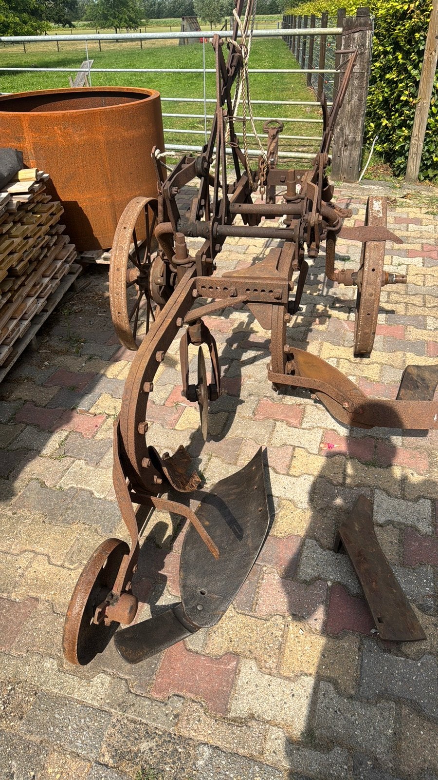 getrokken  ploeg, Ophalen, Grondbewerking