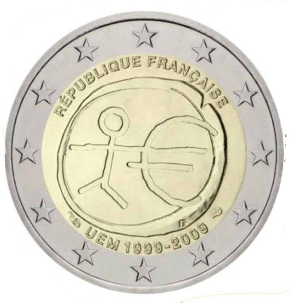 Euromunten, Ophalen of Verzenden, Frankrijk, 2 euro, Losse munt