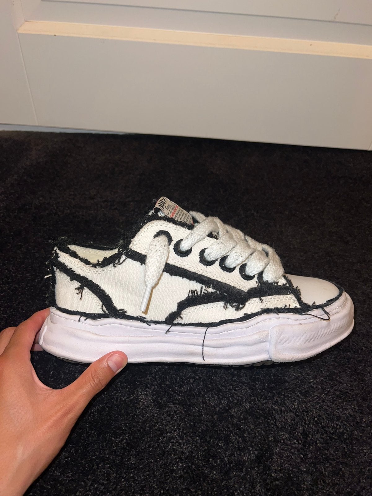 Maison Mihara Yasuhiro sneakers, Wit, Ophalen of Verzenden, Sneakers of Gympen, Zo goed als nieuw