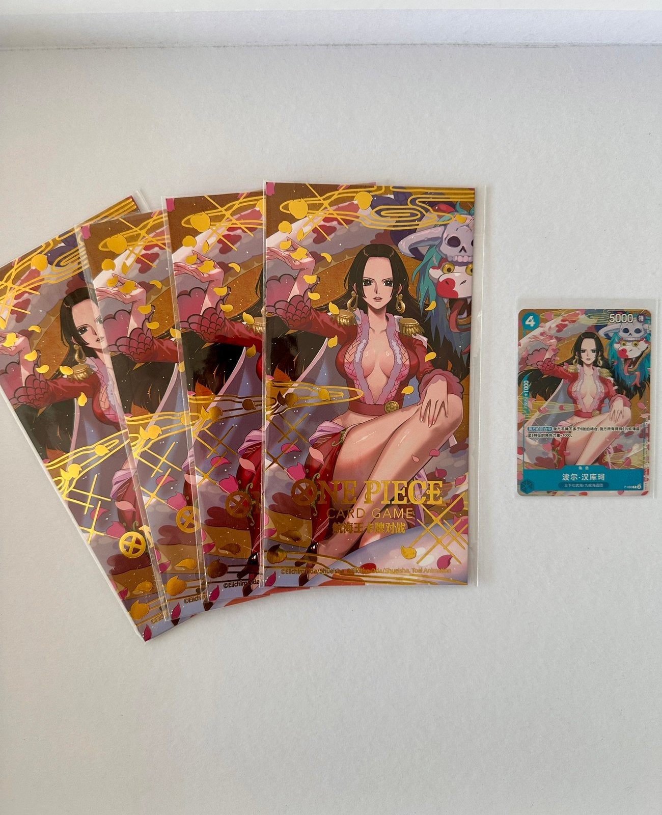 One Piece TCG Red Envelope Boa CH Promo, Ophalen of Verzenden, Nieuw