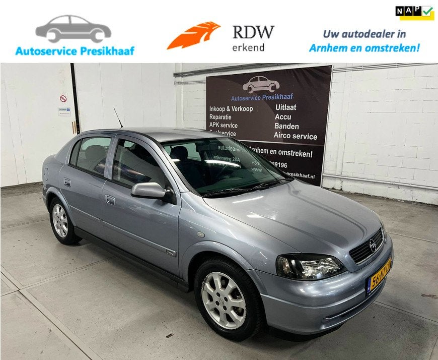 Opel Astra 1.6 Njoy AIRCO / NAP / LM VELGEN, Auto's, Voorwielaandrijving, Gebruikt, 4 cilinders, 1095 kg