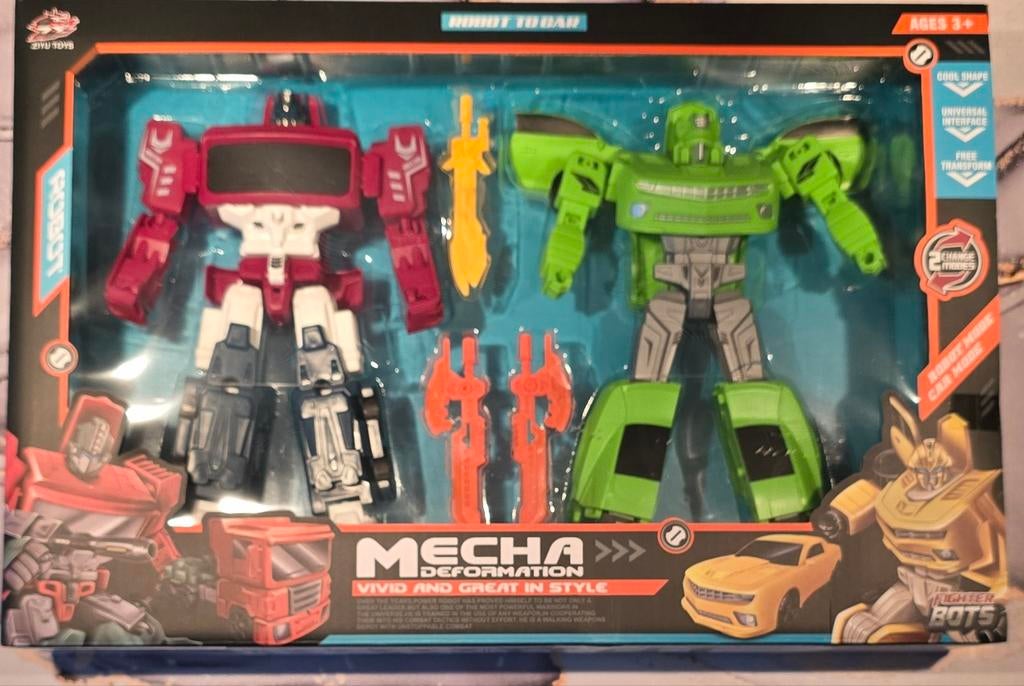 Ziyu Toys Fighter Bots 2 stuks, Ophalen of Verzenden, Nieuw