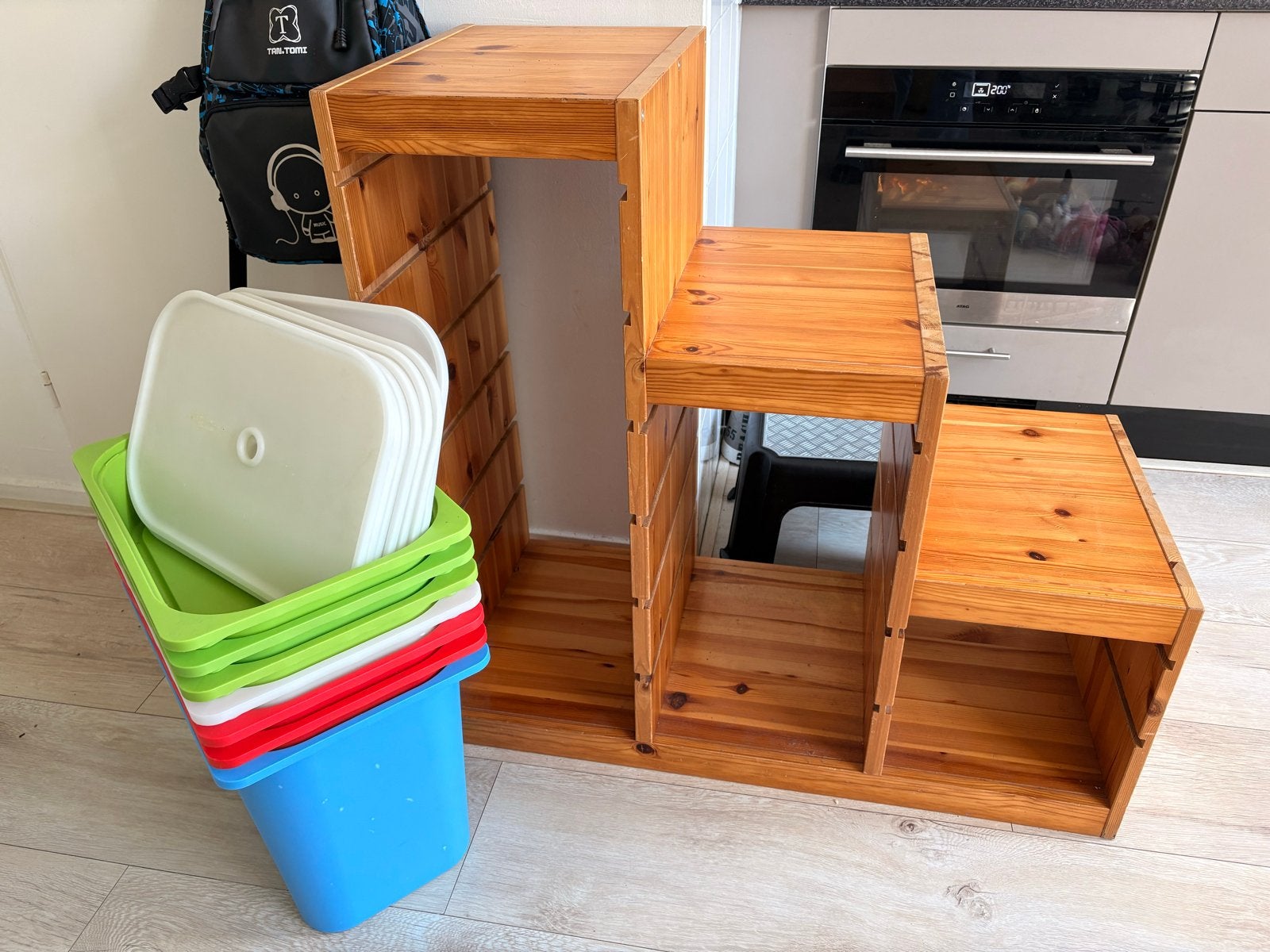 IKEA Trofast opbergkast met bakken (1 deksel mist), Kinderen en Baby's, Ophalen, Gebruikt
