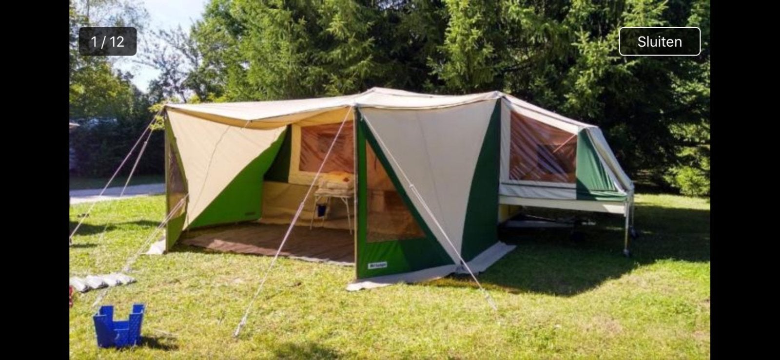Vouwagen holtkamper Amazon, Caravans en Kamperen, Vouwwagens, Ophalen, Tot en met 4, Aanwezig, Holtkamper
