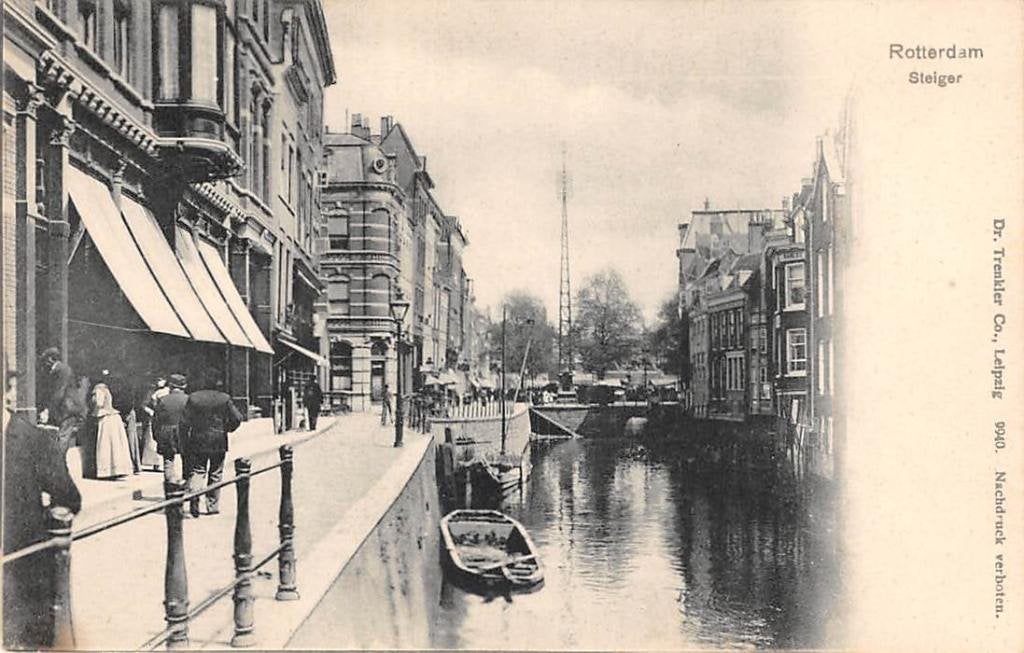 Rotterdam Steiger, Verzenden, Voor 1920, Ongelopen, Zuid-Holland