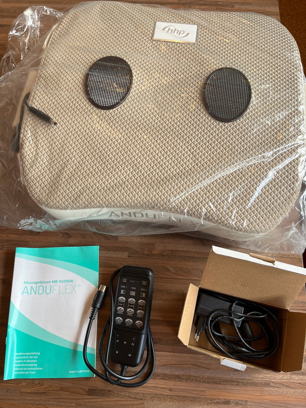HHP Anduflex Massagekussen MK 91090IR - Zo goed als nieuw, Sport en Fitness, Ophalen, Nieuw, Massagestoel of Kussen