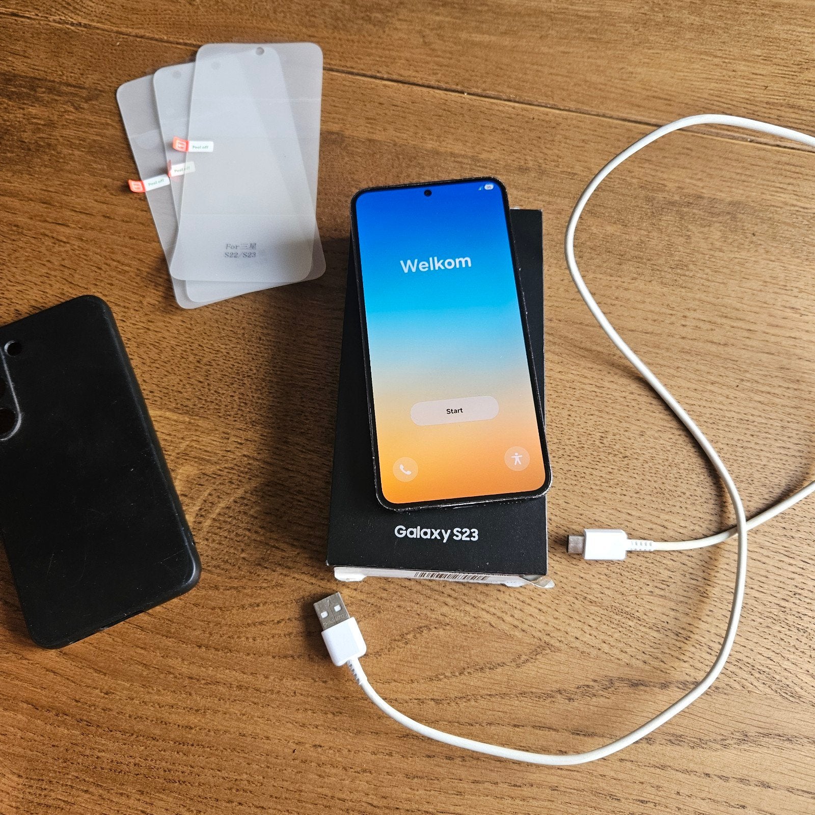 Samsung Galaxy S23 5G 128GB Phantom Black, Telecommunicatie, Mobiele telefoons | Samsung, Zwart, Touchscreen, Ophalen of Verzenden