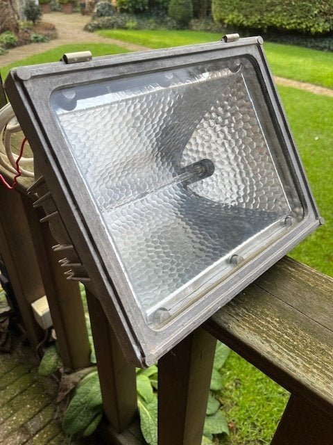 Bouwlamp, Ophalen, Gebruikt, 500 watt of meer, Lamp