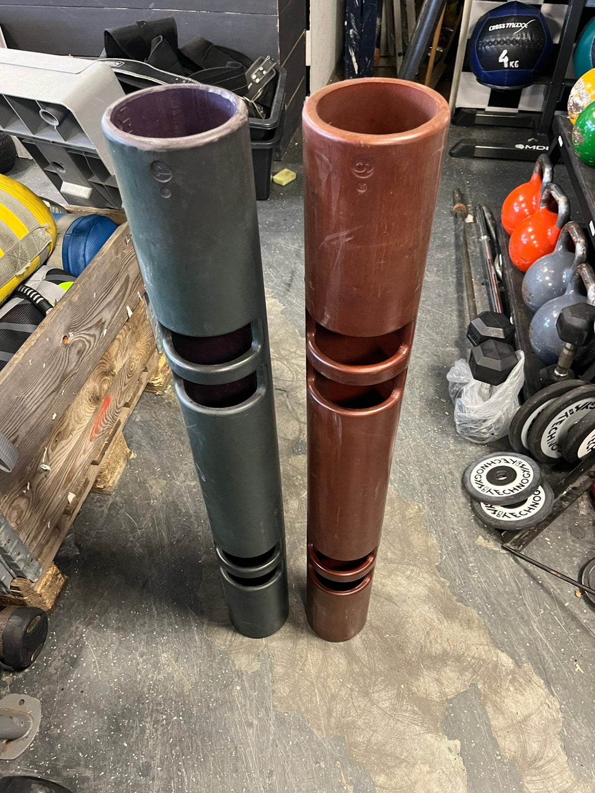 Vipr buizen 4 en 6 kg gewichten, Overige typen, Ophalen of Verzenden, 4 en 6 kg, Buizen