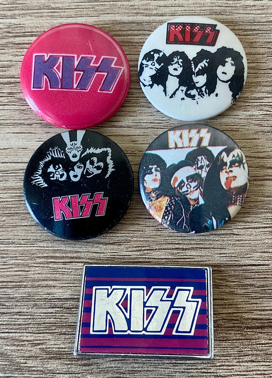 KISS buttons en pin, Ophalen of Verzenden, Zo goed als nieuw