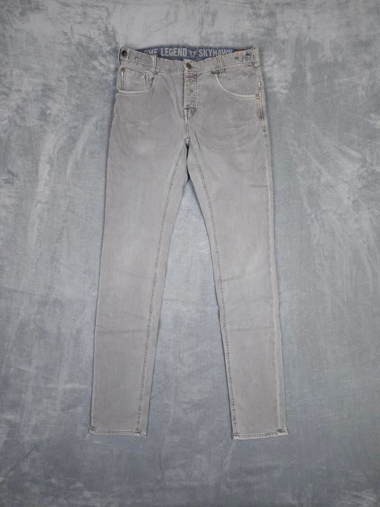 Pme Legend Broek Skyhawk W33 L38 Slim Fit Grijs Stretch., ., Ophalen of Verzenden, Zo goed als nieuw, .