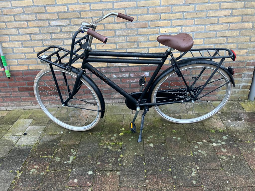 Stationfiets., Ophalen