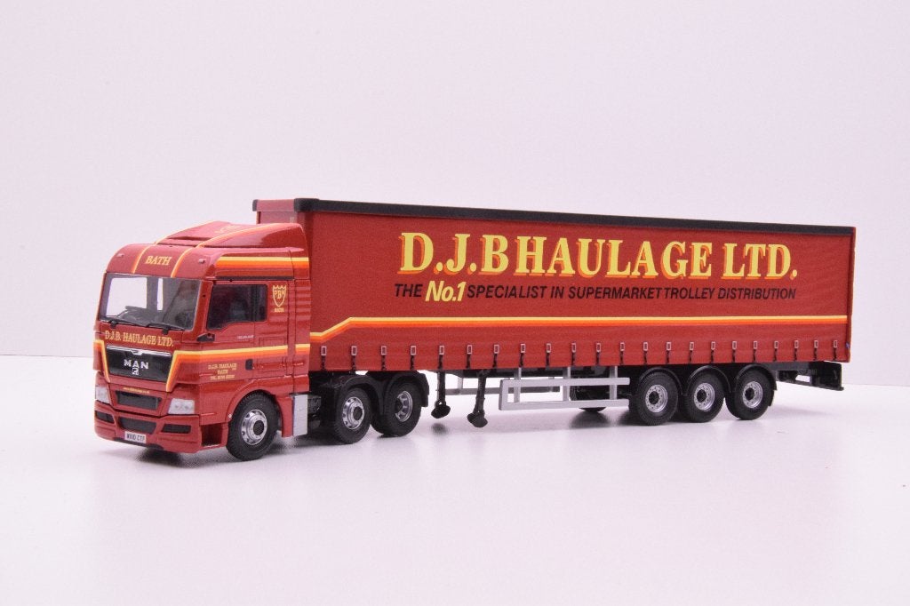 MAN  '' D.J.B Haulage  Ltd ''  Corgi, Ophalen of Verzenden, Zo goed als nieuw, Bus of Vrachtwagen, Corgi