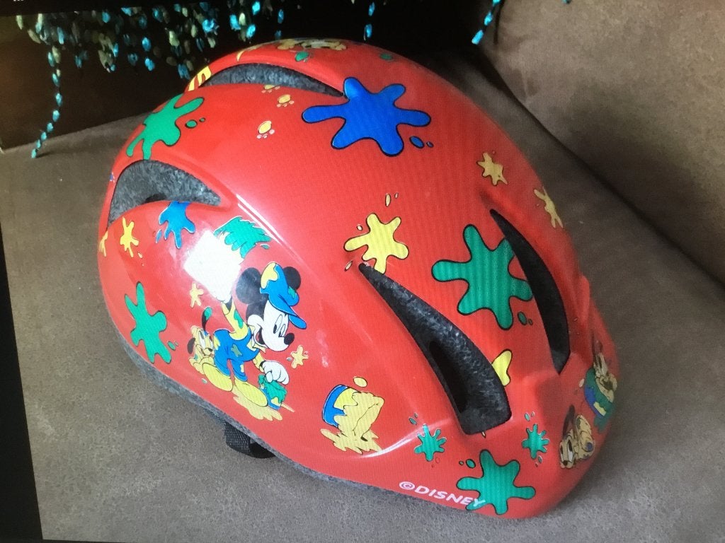 Walt Disney Kinder Fietshelm - maat 22 - Nino Mickey, Overige merken, Gebruikt, Jongen of Meisje, Overige maten