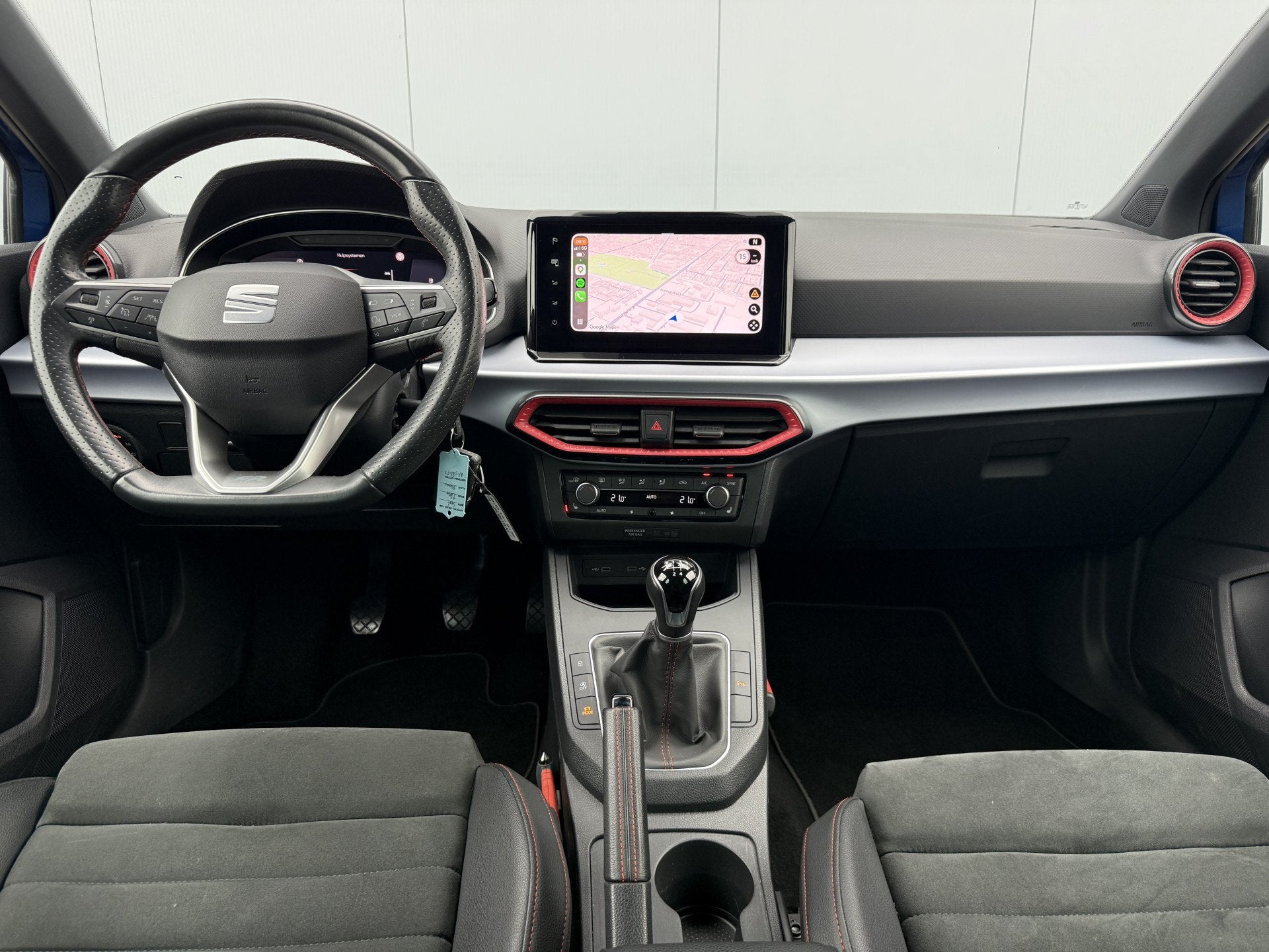 SEAT Ibiza 1.0 EcoTSI FR Business Intense Carplay/18inch., Blauw, Ibiza, Origineel Nederlands, Bedrijf