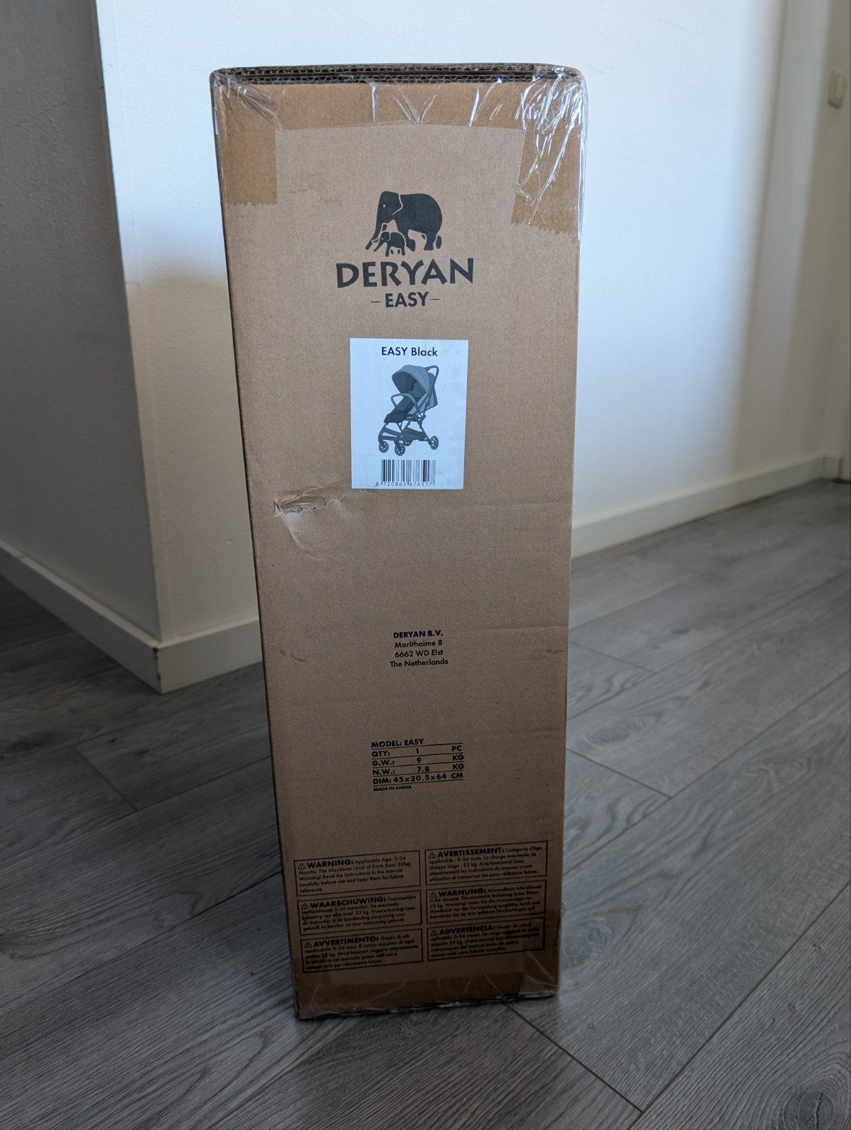 Deryan Easy Buggy Zwart - Nieuw in doos, Kinderen en Baby's, Kinderwagens en Combinaties, Ophalen, Nieuw, Kinderwagen, Overige merken