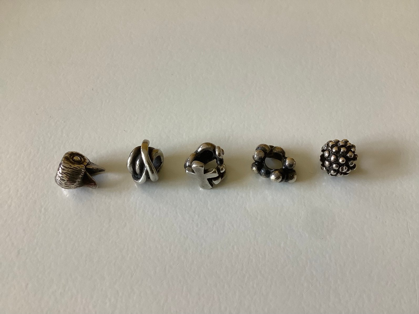 Trollbeads kleine zilvertjes, retired., Ophalen of Verzenden, Zo goed als nieuw, Zilver, Trollbeads