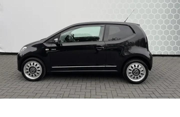 VW Up! High up! Black Edition, Auto's, Volkswagen, Voorwielaandrijving, Up!, Leder en Stof, Zwart