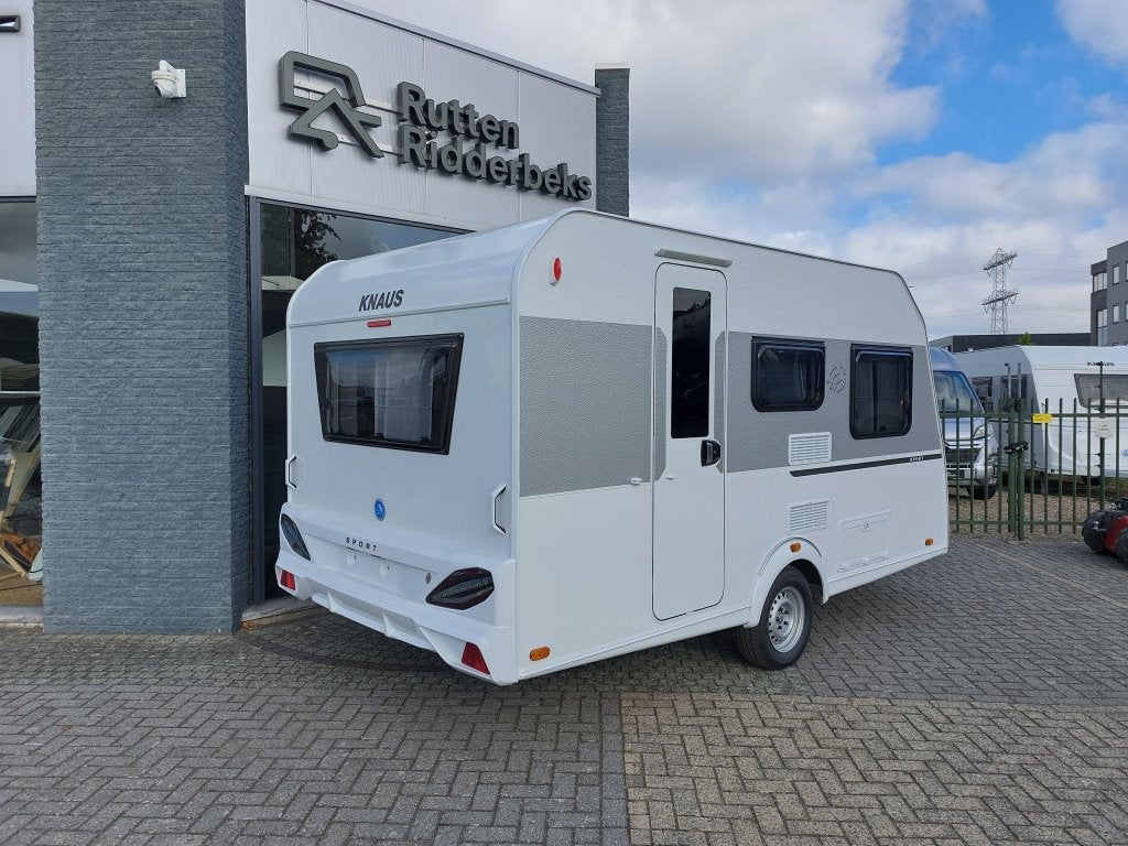 Knaus Sport 400 LK, Caravans en Kamperen, Standaardzit, Dwarsbed, Bedrijf, 750 - 1000 kg
