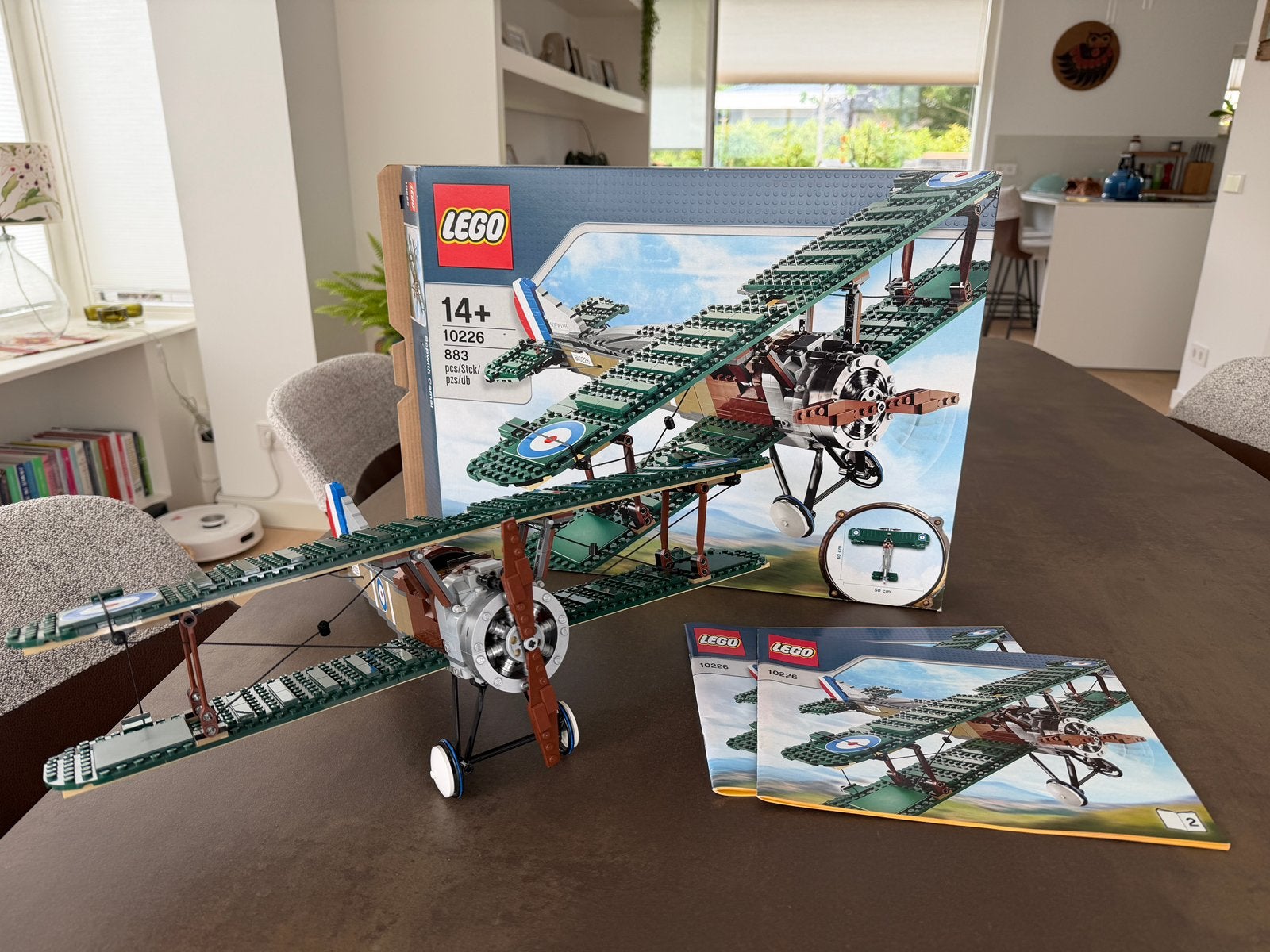 LEGO 10226 Sopwith Camel – compleet met doos, Kinderen en Baby's, Speelgoed | Duplo en Lego, Lego, Ophalen of Verzenden, Zo goed als nieuw