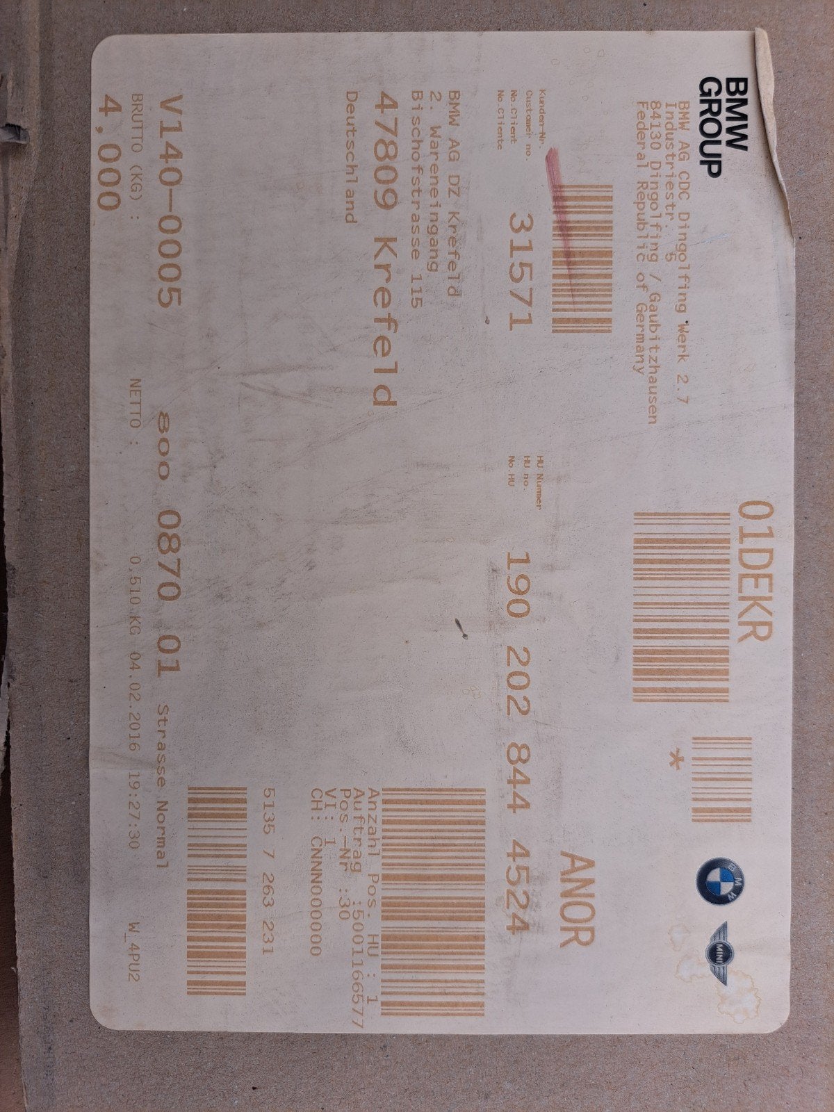 BMW Mini F30 Daklijsten Zilver (Nieuw), Auto-onderdelen, Ophalen of Verzenden, Nieuw, Voor, BMW