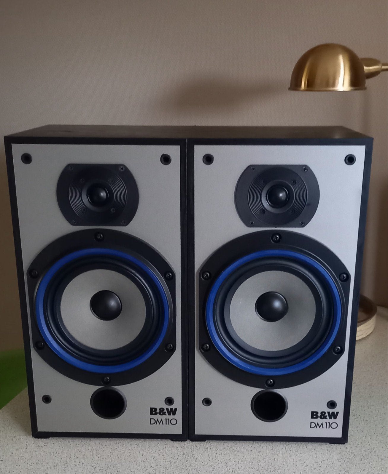 Prachtige coole b&w dm110 luidsprekers, Ophalen, Gebruikt, 60 tot 120 watt, Bowers & Wilkins (B&W)