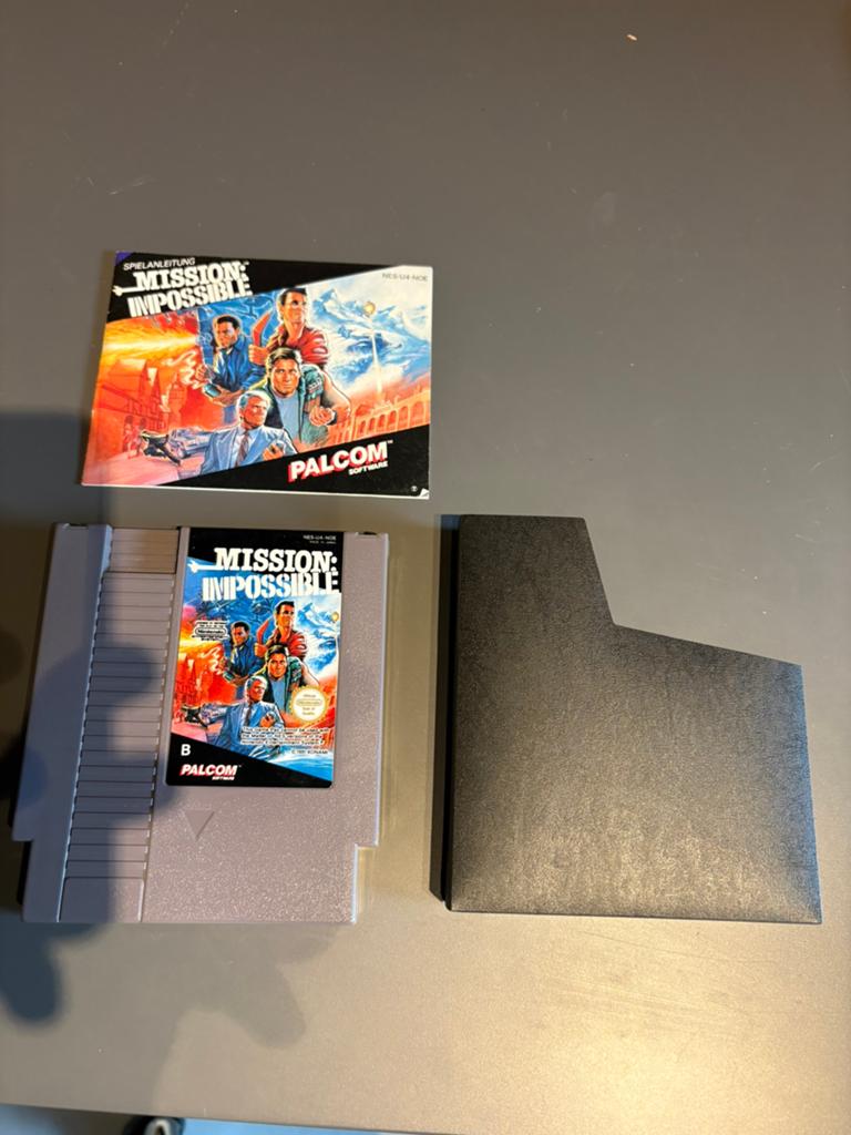 mission impossible, nintendo entertainment system, palcom,, Spelcomputers en Games, Games | Nintendo NES, Zo goed als nieuw, Avontuur en Actie