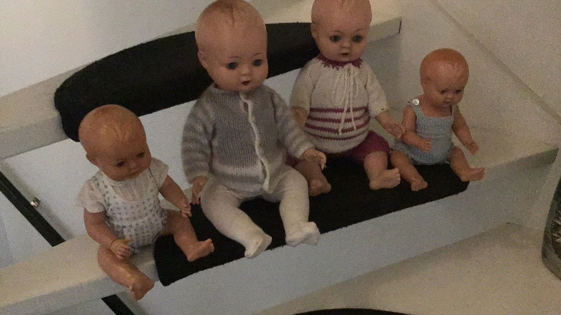 4 oude popjes, Antiek en Kunst, Ophalen of Verzenden