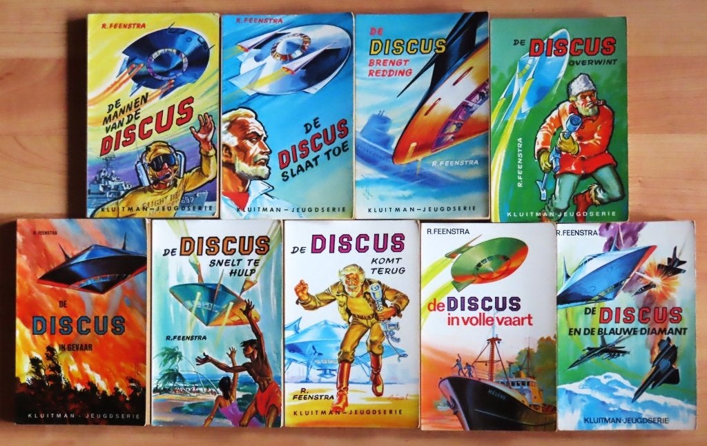 9x R. Feenstra: De Discus, Ophalen of Verzenden, Gelezen