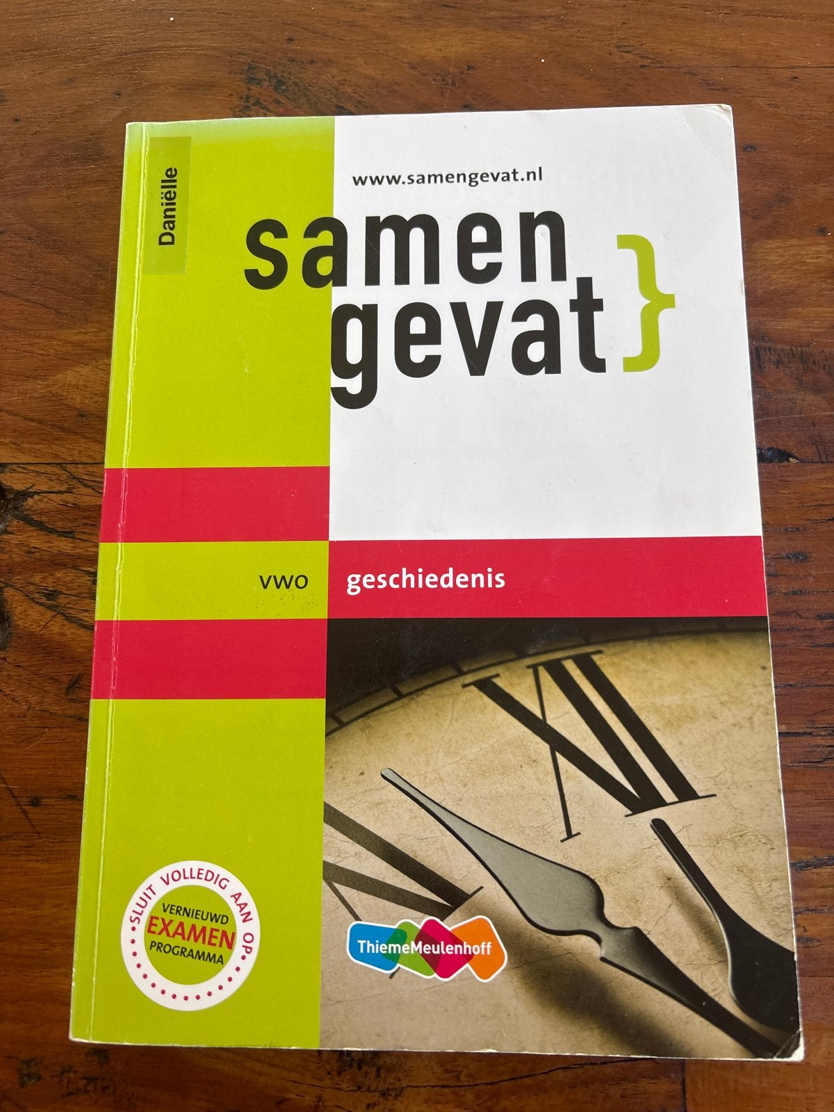 Samengevat VWO Geschiedenis - Examenprogramma, Ophalen of Verzenden, Zo goed als nieuw, VWO, Geschiedenis