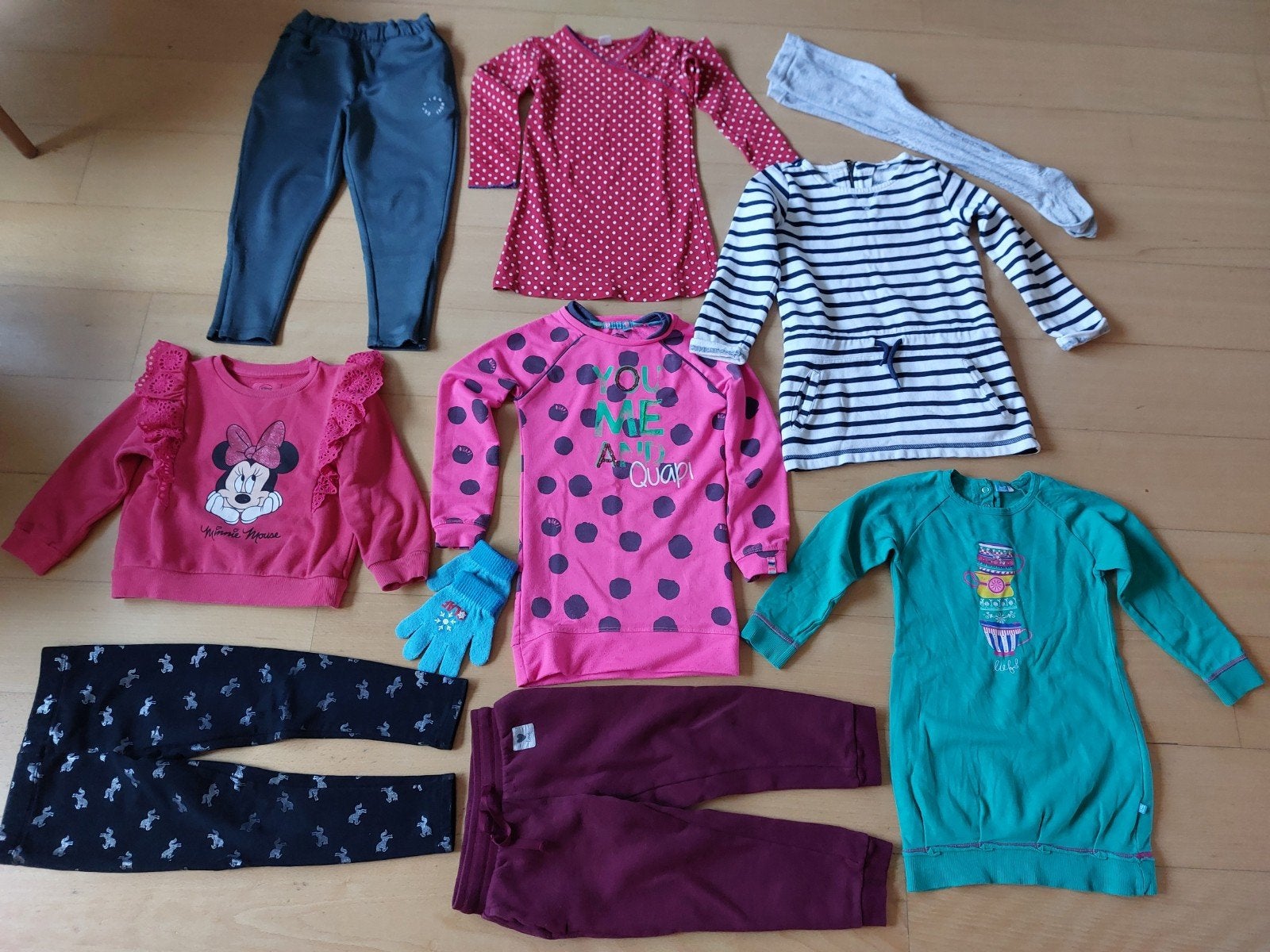 MERKKLEDING MEISJE maat 104/110 GROOT PAKKET 10 stuks ZGAN, Kinderen en Baby's, Kinderkleding | Kinder-kledingpakketten, Ophalen of Verzenden