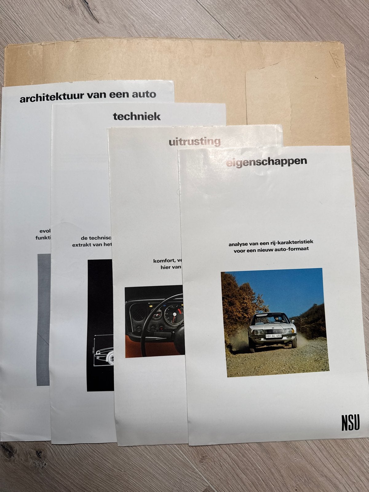NSU RO80 Folder Set - Architectuur, Techniek, Uitrusting, Ophalen of Verzenden, Zo goed als nieuw, Overige merken