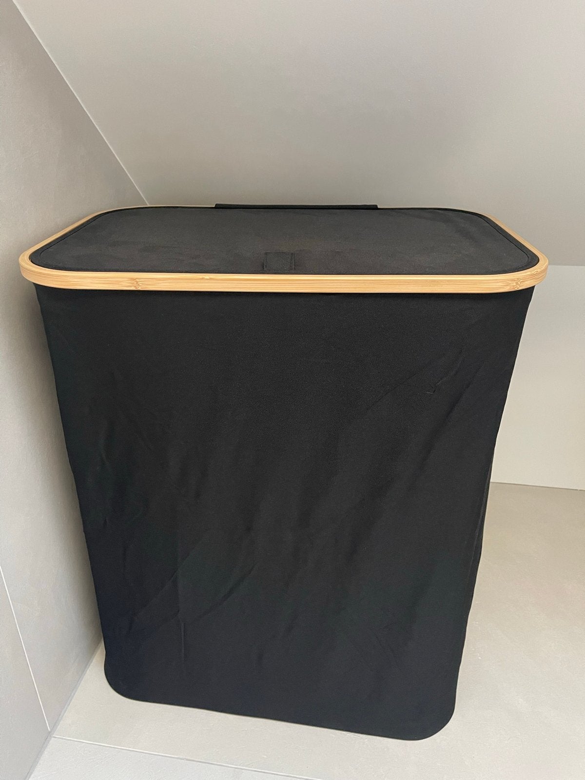 Zgan Kroms Wasmand 145L met 3 Vakken, Ophalen, Nieuw, Zwart, Textiel