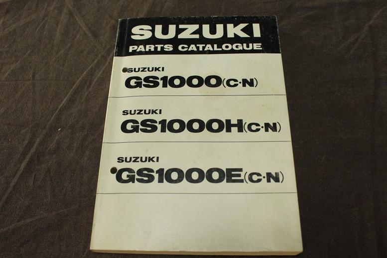 Suzuki GS1000 H E 1978 motorcycle parts catalogue GS 1000, Motoren, Handleidingen en Instructieboekjes, Ophalen of Verzenden, Suzuki