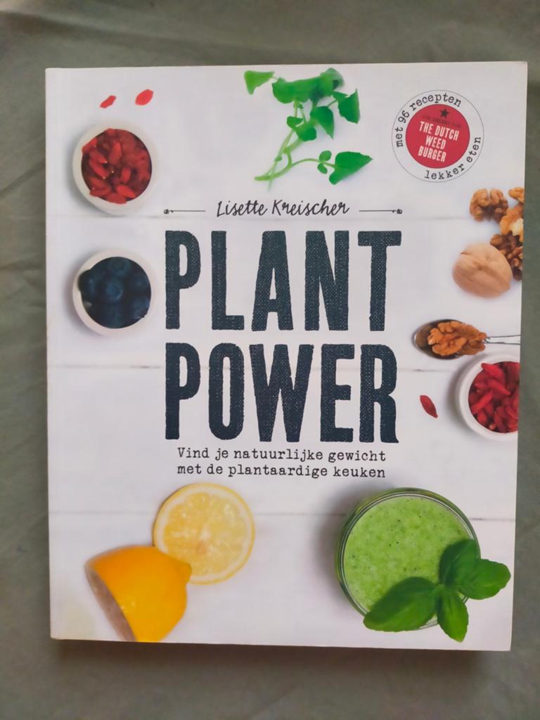 Plant Power - Lisette Kreischer (paperback, als nieuw, 2014), Boeken, Vegetarisch, Ophalen of Verzenden, Zo goed als nieuw, Europa