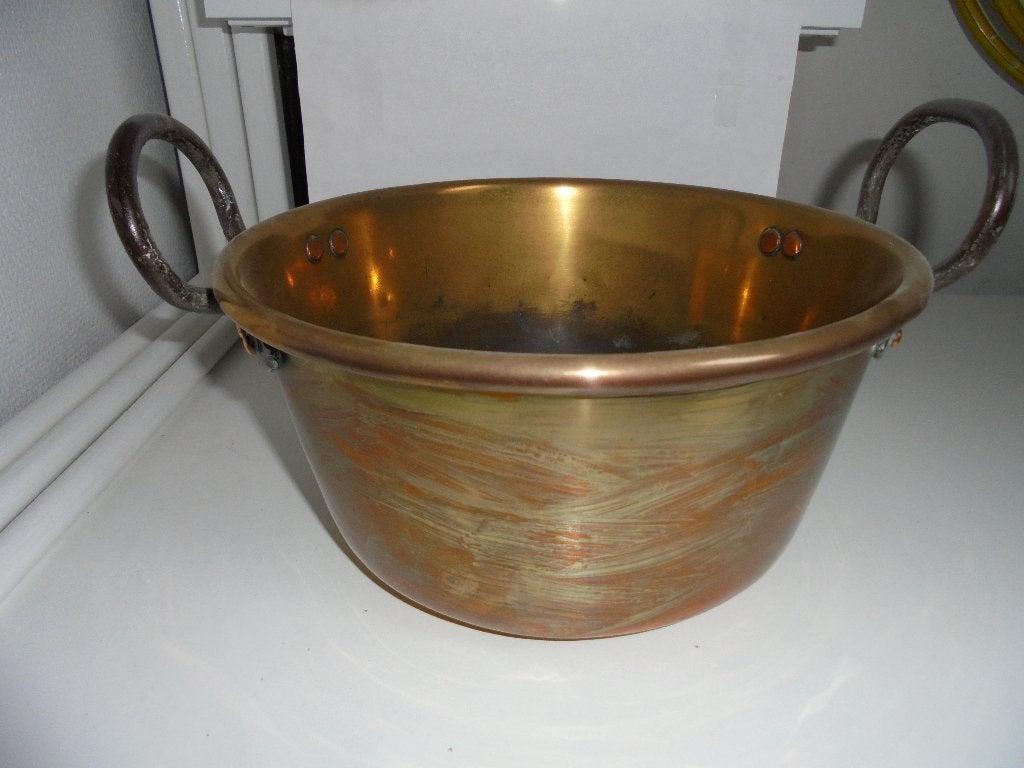 houtbak aardappelbak fruitmand, Antiek en Kunst, Antiek | Koper en Brons, Ophalen of Verzenden, Koper