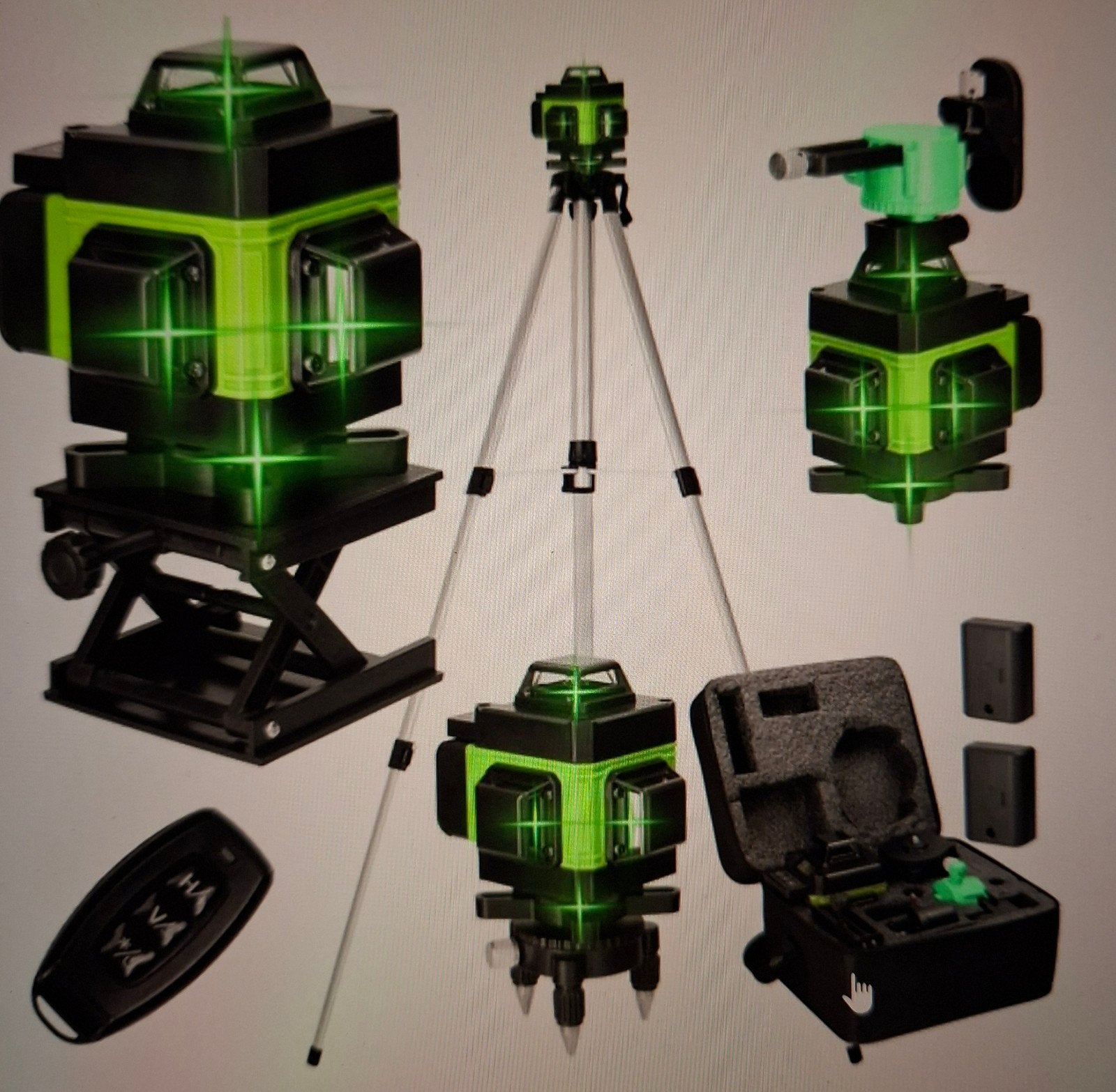 4x360° 4D Lijnlaser Groen | Nieuw!, Ophalen of Verzenden, Nieuw, Overige meters