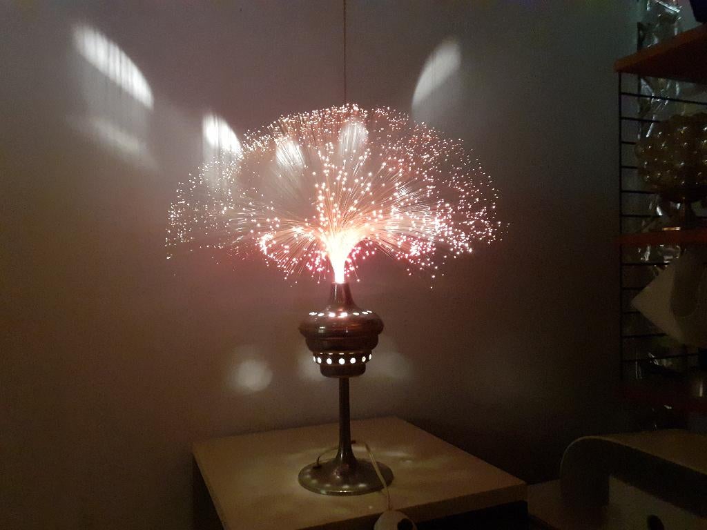 jaren 70 sprietenlamp glasfiber space age design retro 1970s, Gebruikt, ?, ?, ?