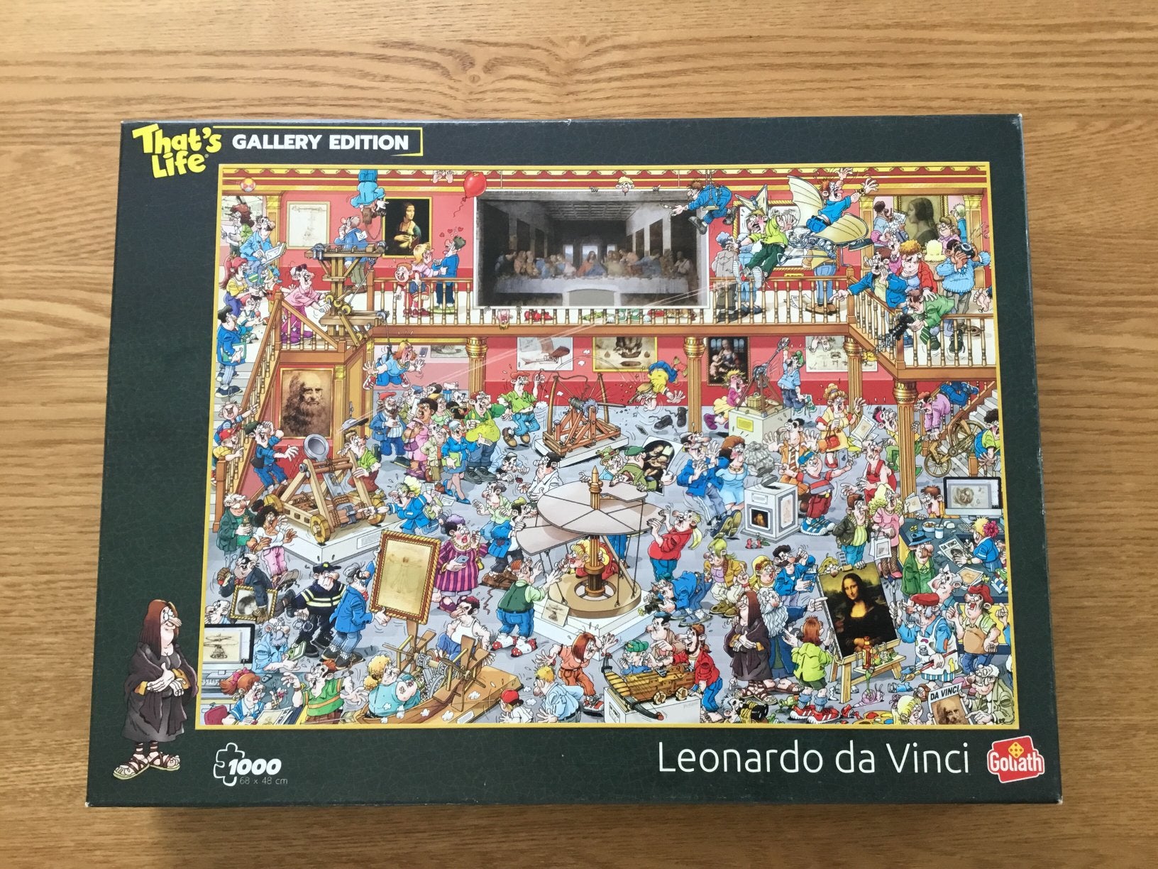 That’s life puzzel  Leonardo da Vinci 1000 stukjes, Ophalen, 500 t/m 1500 stukjes, Zo goed als nieuw
