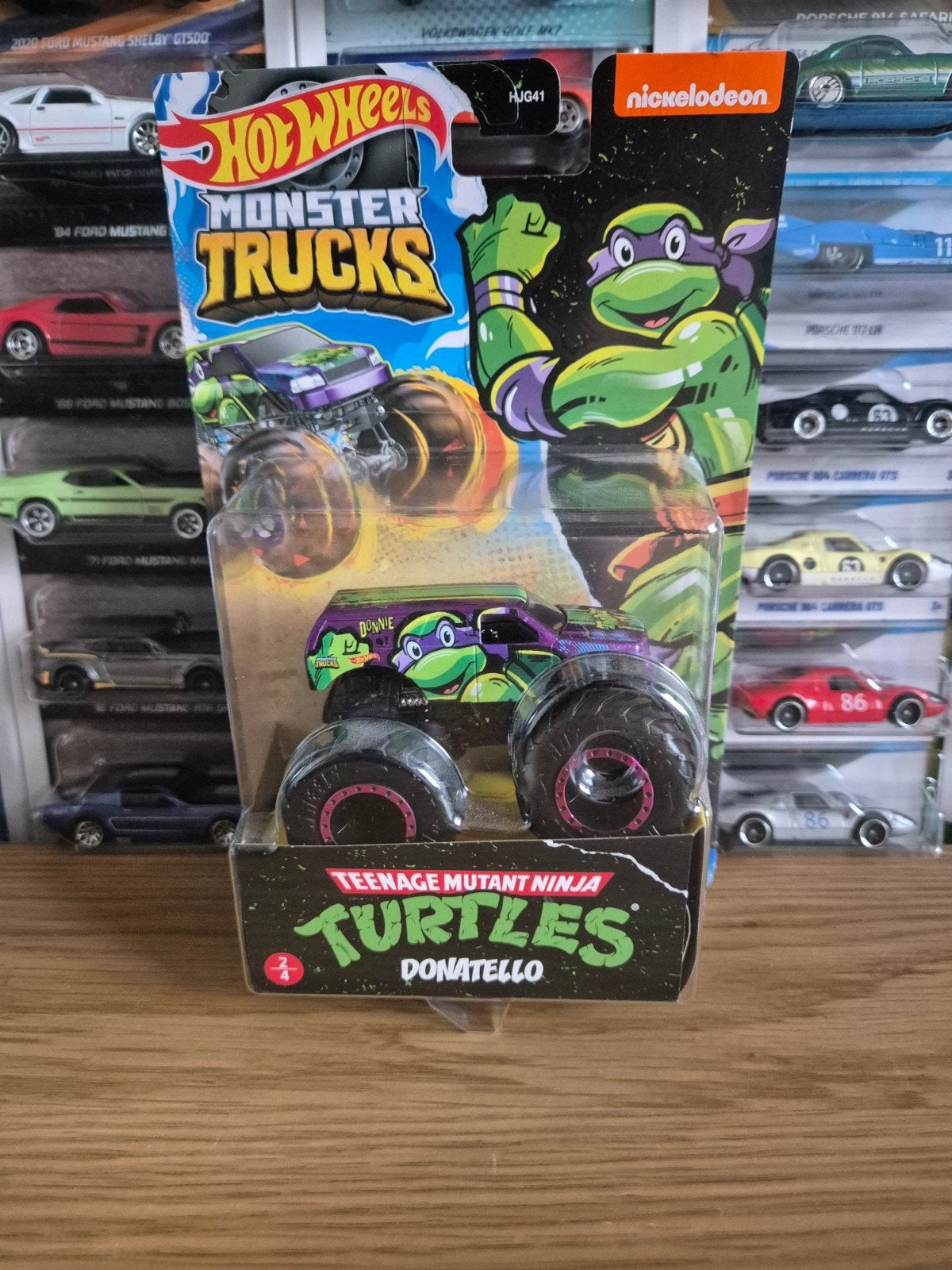 Hot wheels monster trucks Turtles (Donatello), Ophalen of Verzenden, Nieuw, Auto