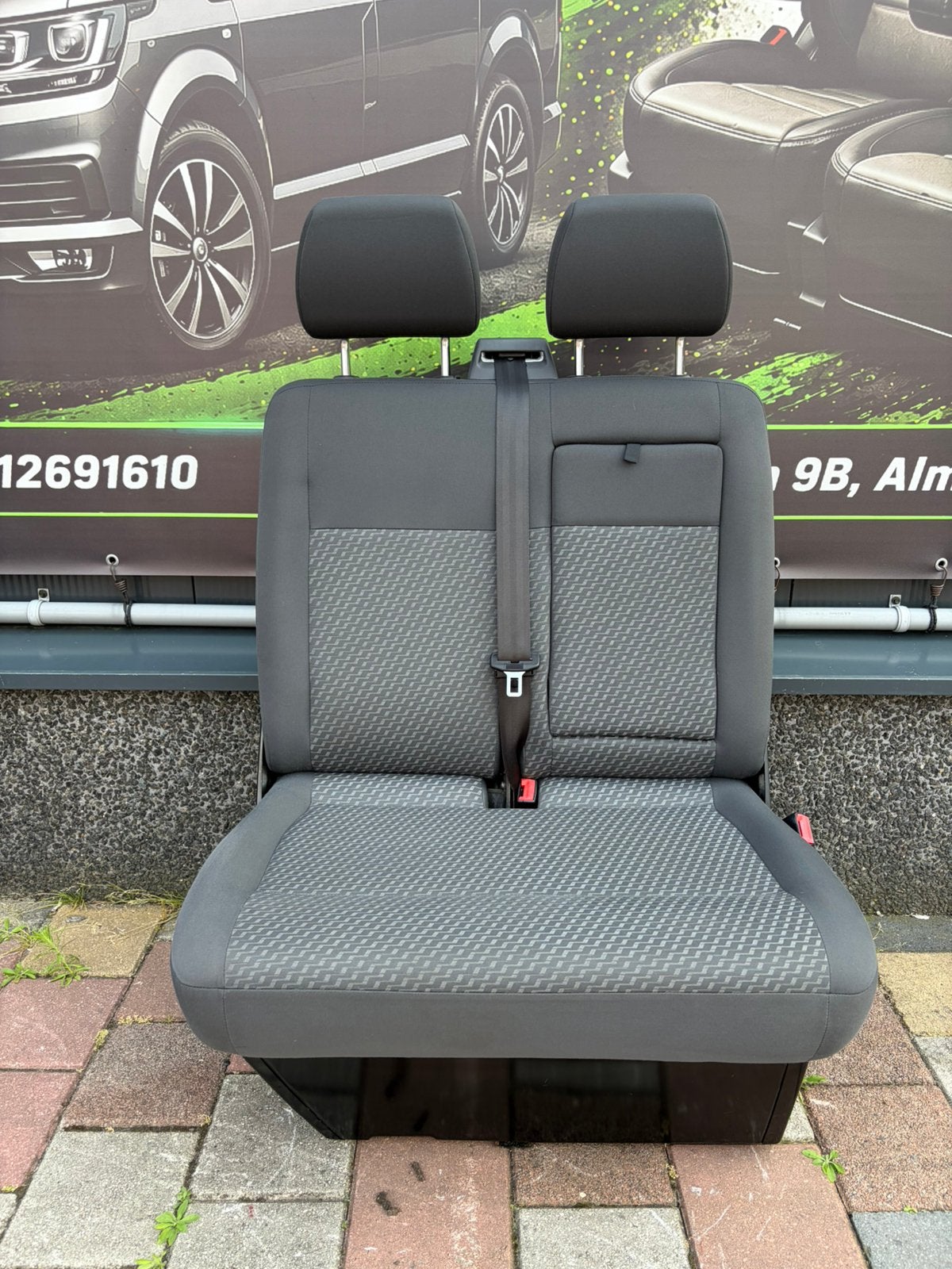 Vw Transporter T5 T6 Bijrijdersbank Bank Zetel Tasamo Bekerh, Auto-onderdelen, Interieur en Bekleding, Volkswagen, Ophalen