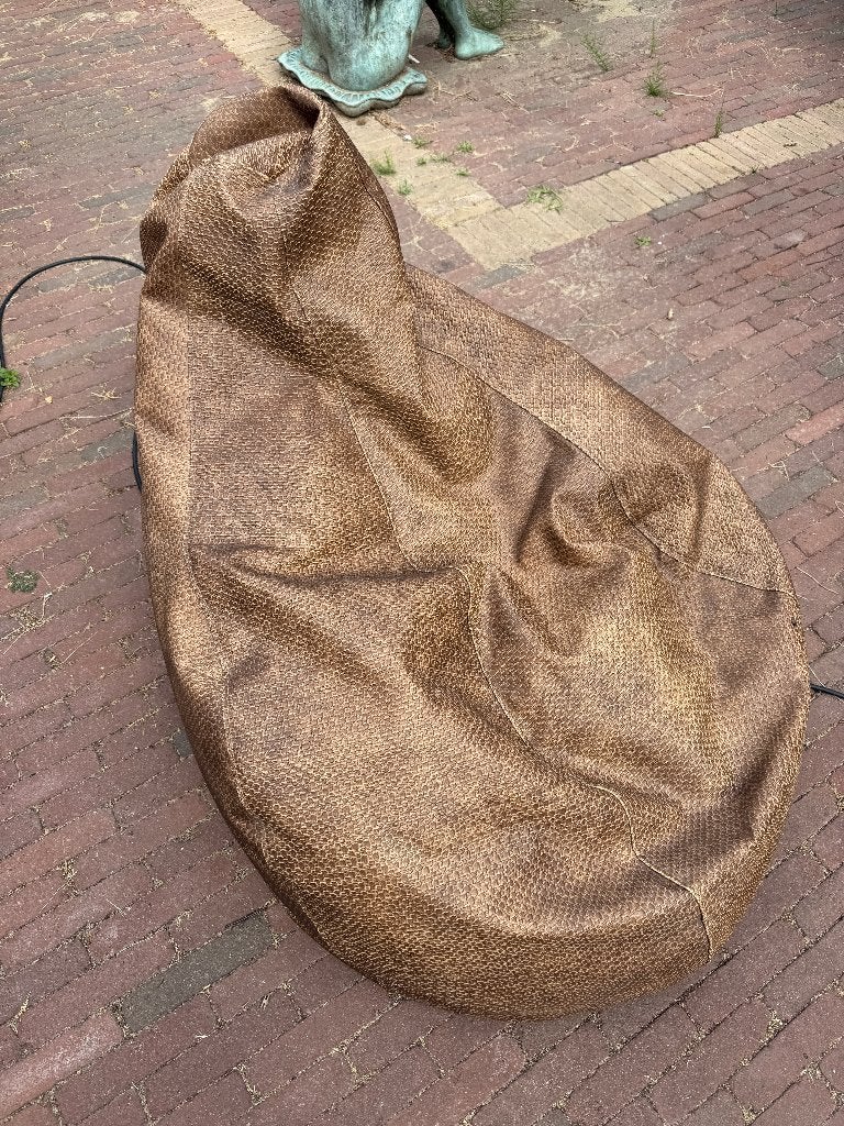 zitzak, Ophalen, Gebruikt, Beige, Zitzak