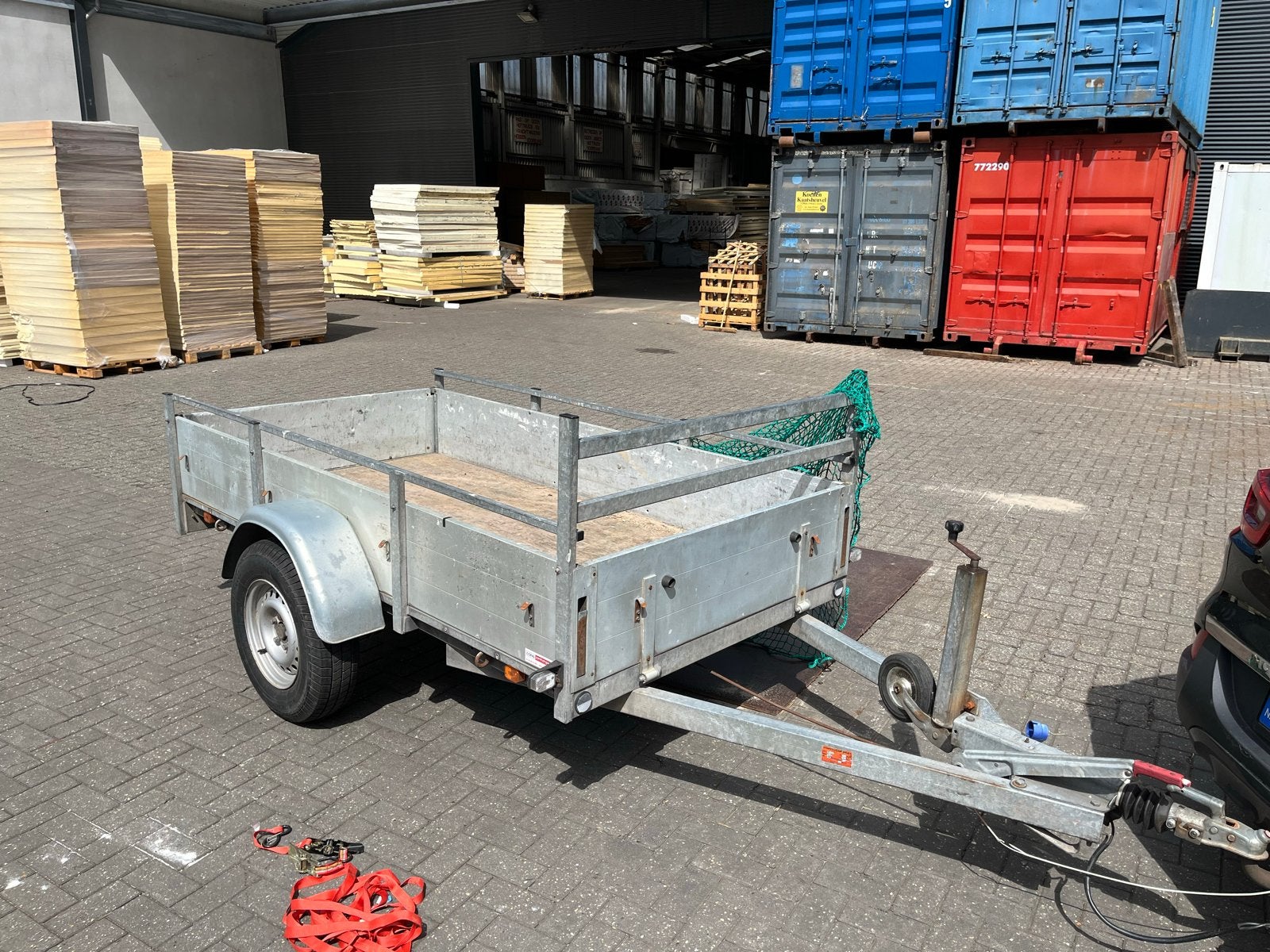 Ansems Aluminium Geremde Aanhanger 1400 kg, Auto diversen, Ophalen, Gebruikt