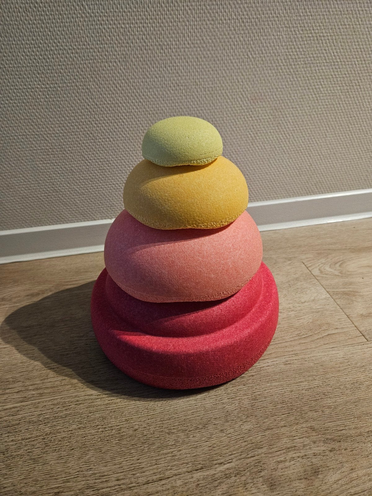 Stapelstein stenen set - diverse formaten en kleuren, Ophalen, Gebruikt, Bouwen