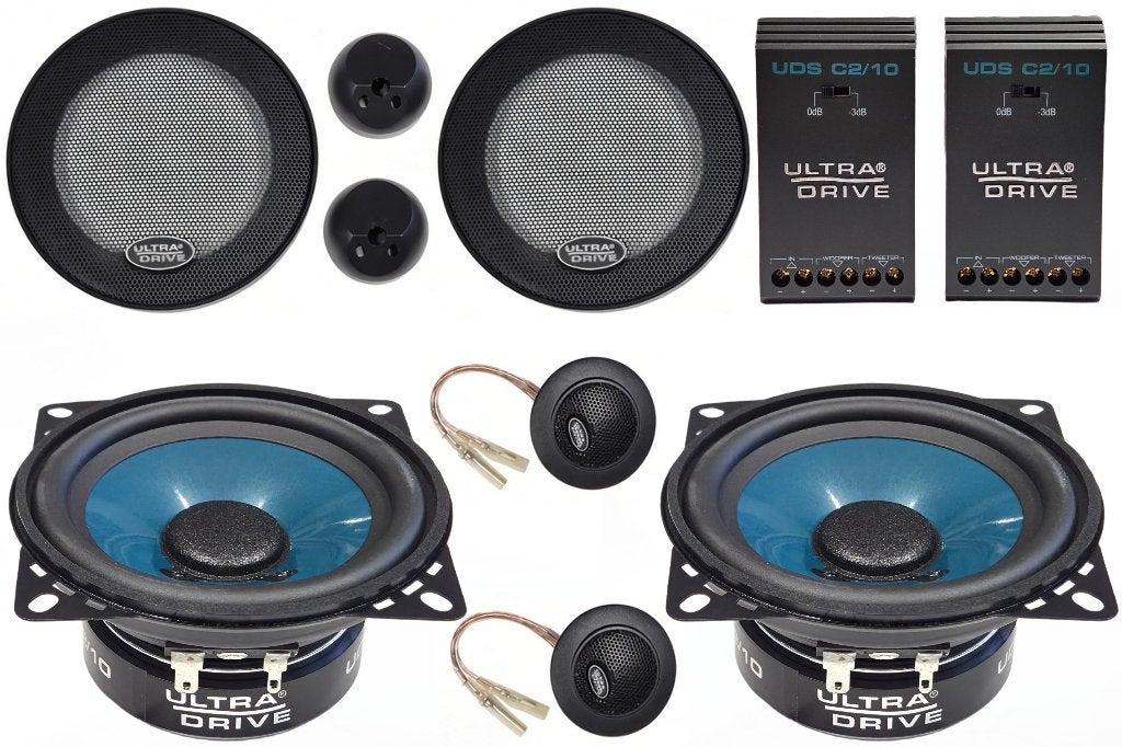 Ultra Drive UDSC2/10 Composet 10cm Luidsprekers (120W/40Wrms, Auto diversen, ., Nieuw, Ophalen of Verzenden, .