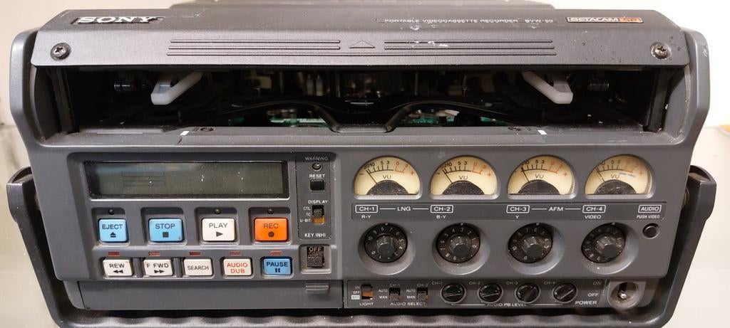 BETACAM SP. BVW-50 portable video cassette speler, Ophalen