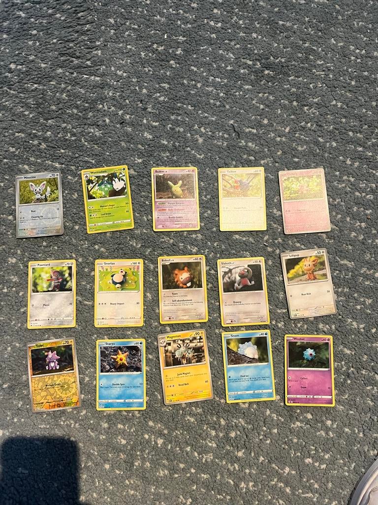 15 Pokémon kaarten: Yuka Morii & 1 Asako Ito, Ophalen of Verzenden, Zo goed als nieuw, Meerdere kaarten, Foil